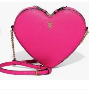 Victoria’s Secret Pink Heart-Shaped Crossbody Bag
